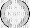 BORG & BECK BBS6055 Brake Shoe Set